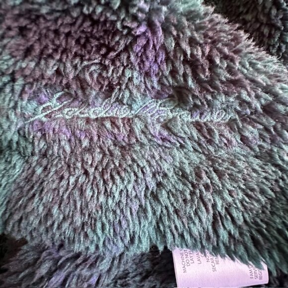 Eddie Bauer - Pullover Plaid Sherpa Fleece Snap Neck Kangaroo Pocket Men's XL - Picture 6 of 8